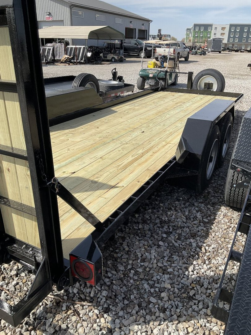 New 2024 Imperial Trailer WB-16-20 Equipment Trailer Wood floor and wood filled ramps