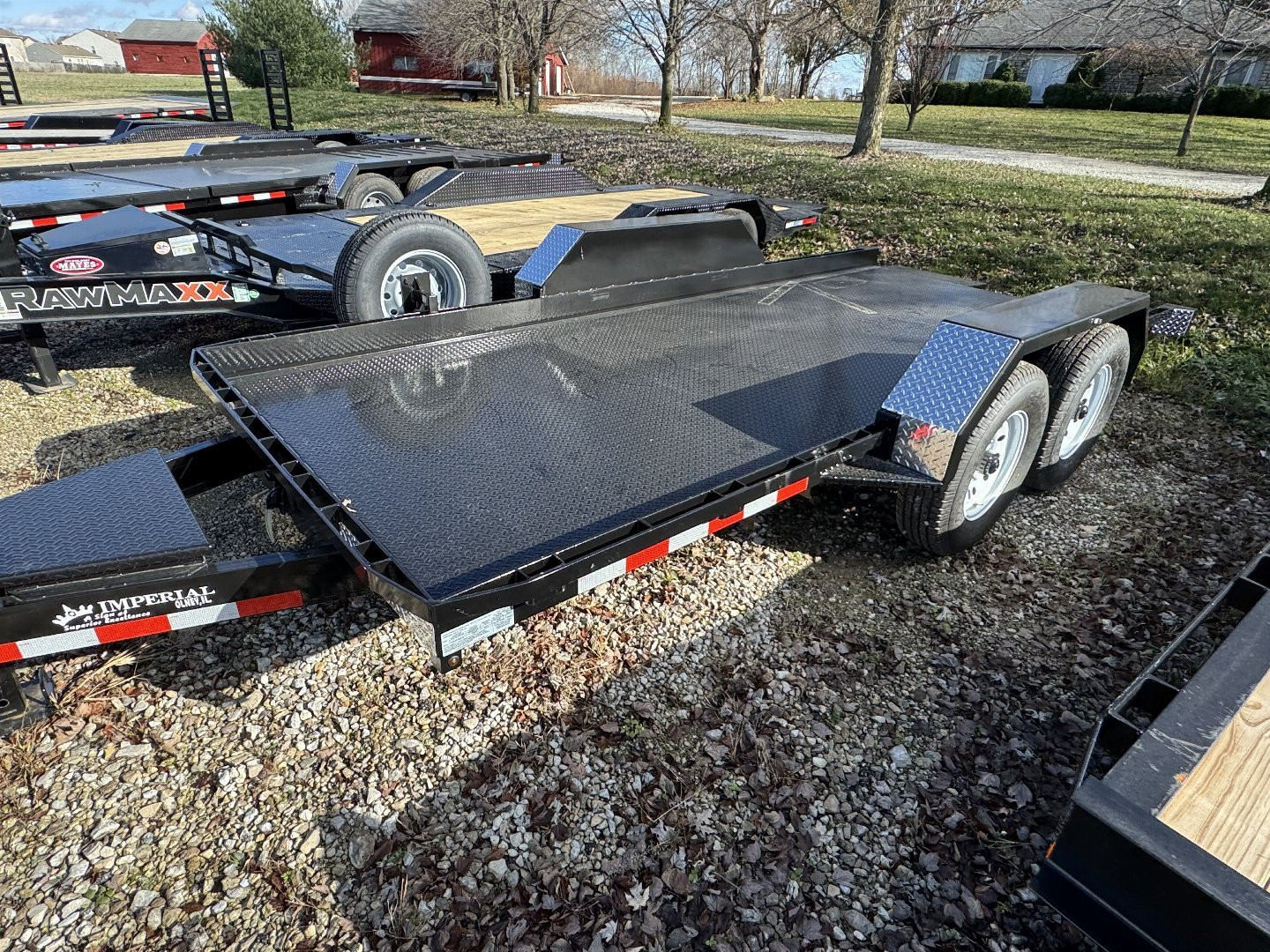 New 2025 Imperial Trailer LB-14-16 Tilt Trailer 78X16 TA (GVW:14000) BLACK