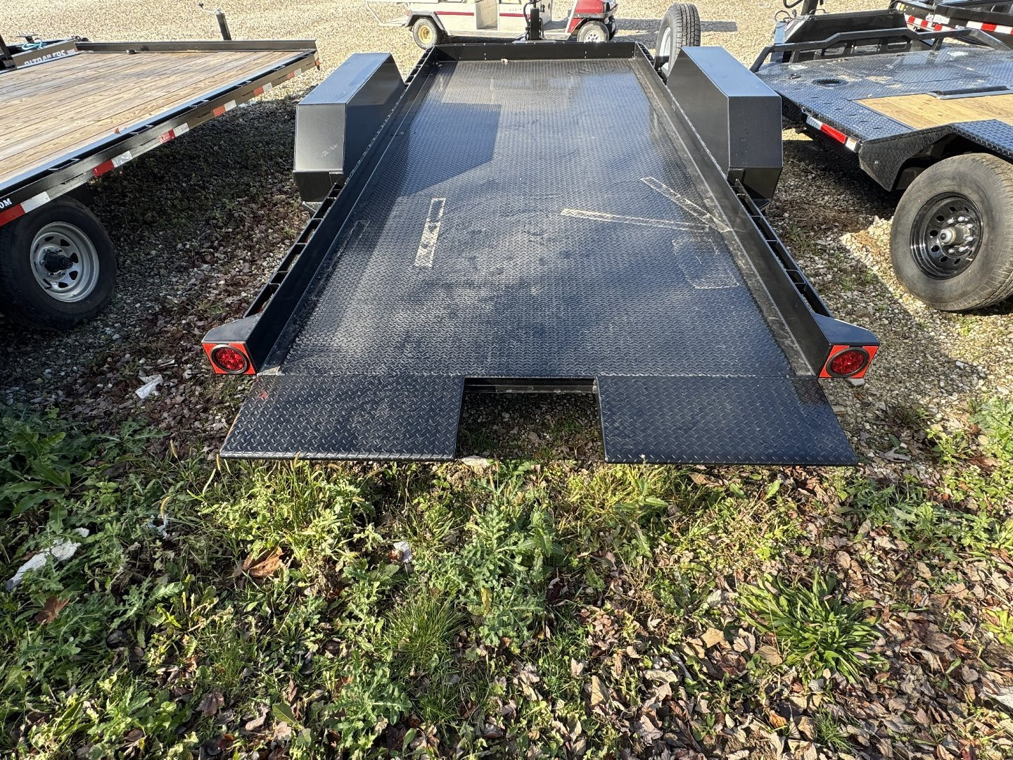 New 2025 Imperial Trailer LB-14-16 Tilt Trailer 78X16 TA (GVW:14000) BLACK