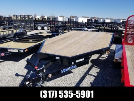 New 2018 96x14 LoadTrail TV Single Axle Deck Over ATV Trailer - w/ 5' Slide-in Ramps (GVW: 2995)(Spare Tire Mount)