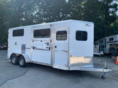 New 2025 Frontier Trailers 2H Warm blood Side Unload Horse Trailer
