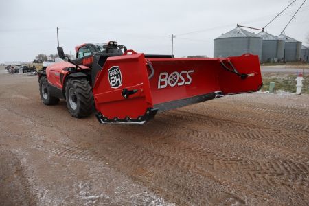 New 2026 BOSS BH12 BACKHOE SNOW PUSH Snow Plow