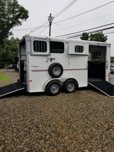 New 2027 Sundowner Trailers 2H BP w side unload Horse Trailer
