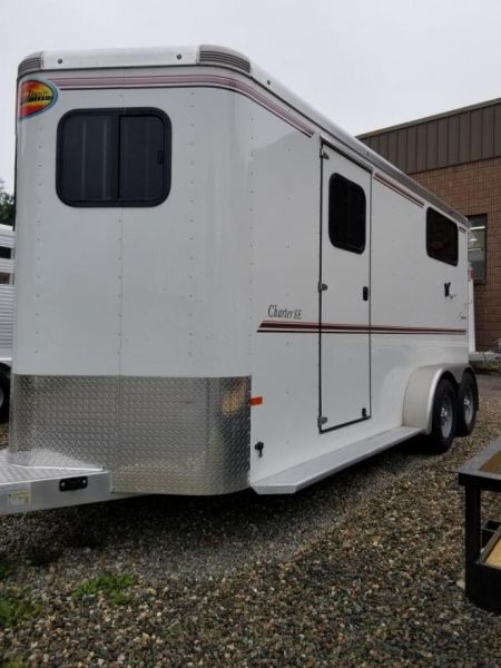 New 2027 Sundowner Trailers 2H BP w side unload Horse Trailer