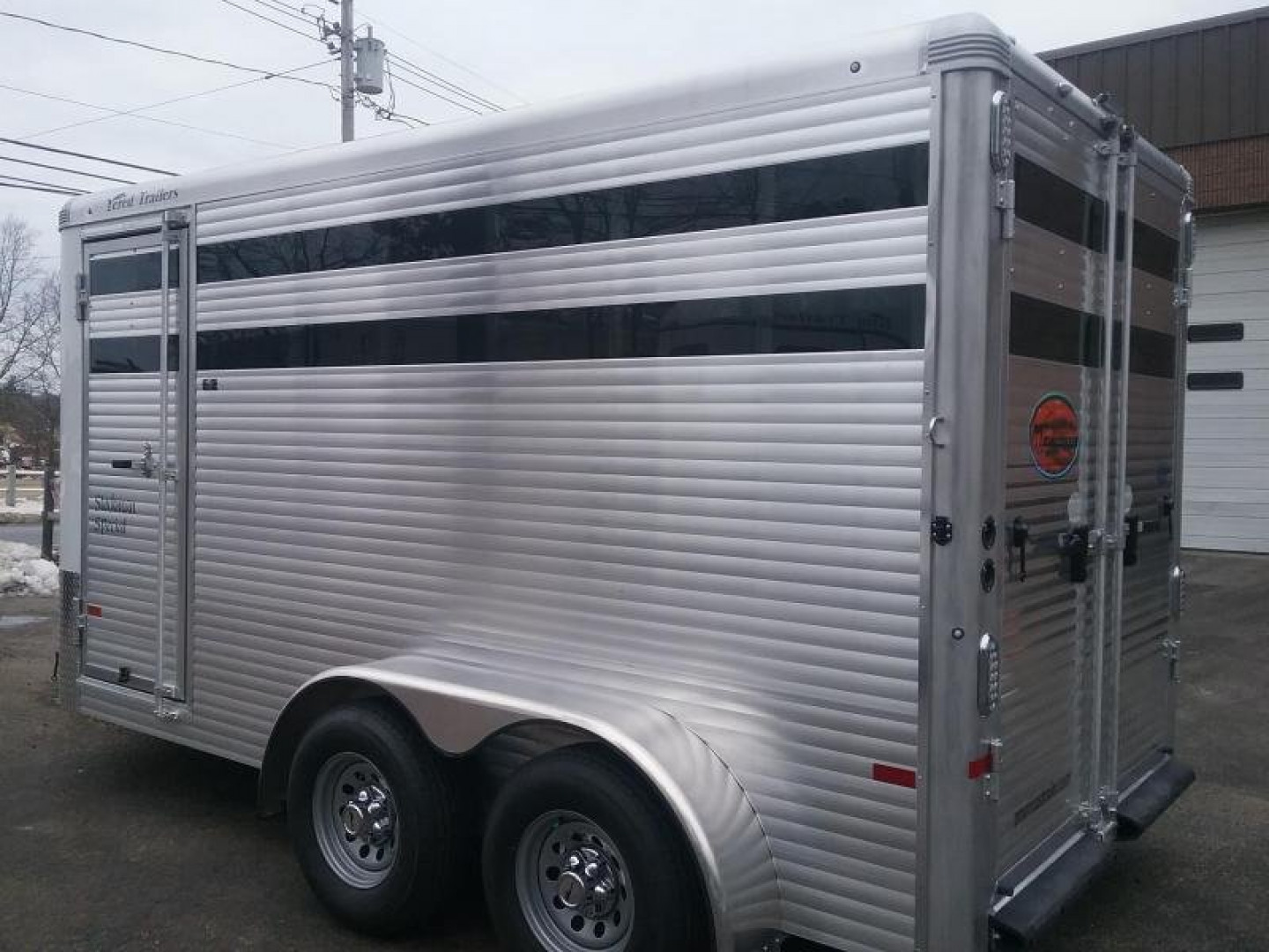 New 2024 Sundowner Trailers Stockman 2h Slant Combo BP Horse Trailer