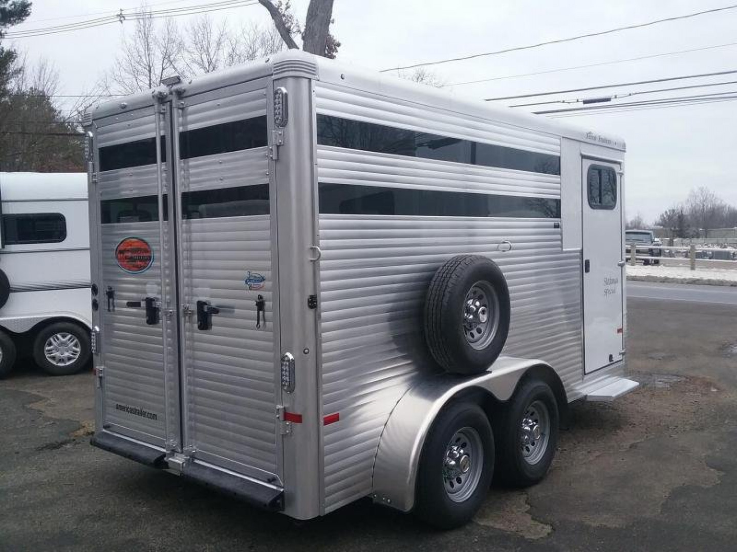 New 2024 Sundowner Trailers Stockman 2h Slant Combo BP Horse Trailer