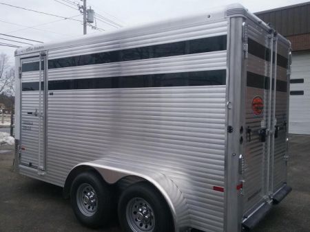 New 2024 Sundowner Trailers Stockman 2h Slant Combo BP Horse Trailer