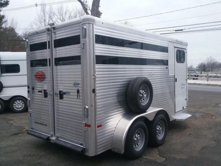 New 2024 Sundowner Trailers Stockman 2h Slant Combo BP Horse Trailer