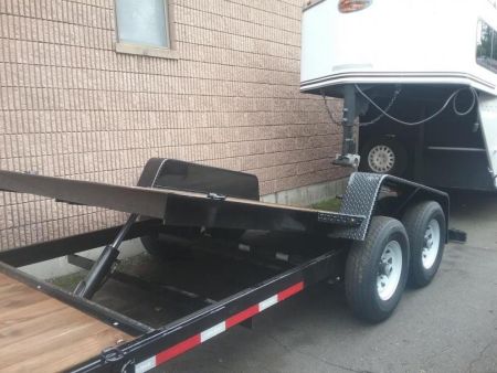 New 2023 BWISE Ht18-12Tilt Equipment Trailer