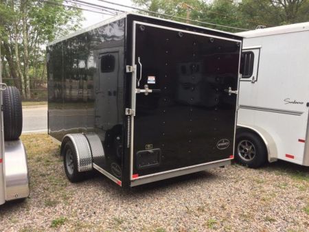 New iTi Cargo Trailers Enclosed Bike Trailer 7x12 Motorcycle Trailer