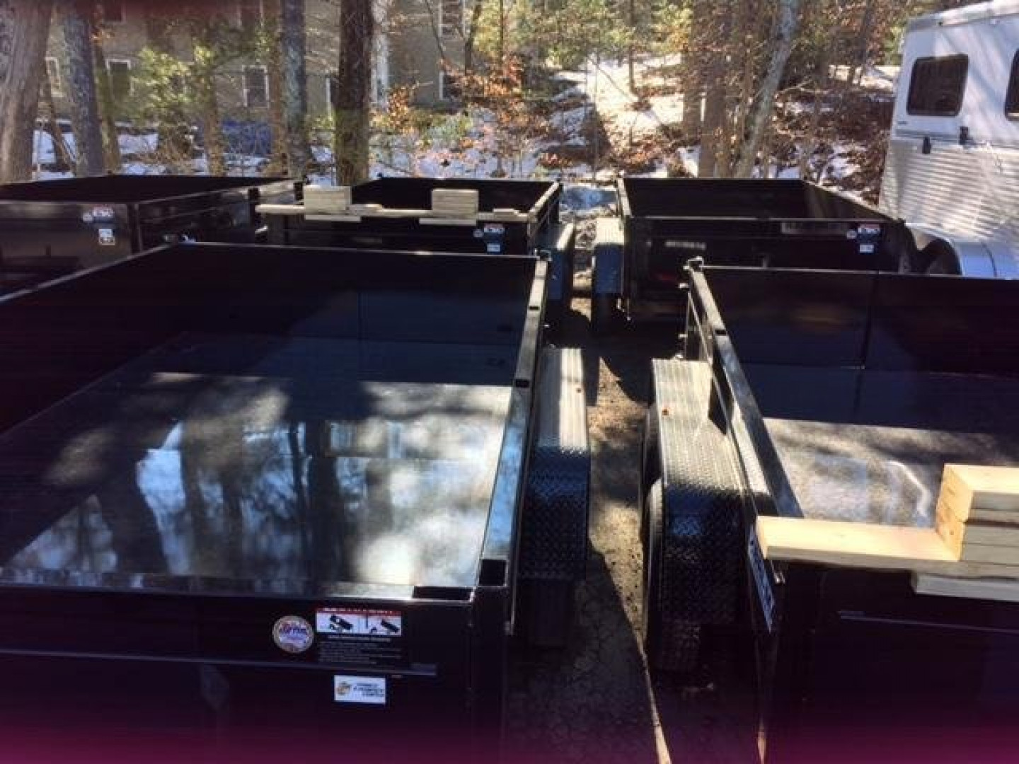 New 2023 BWISE Hydraulic Dump Trailer