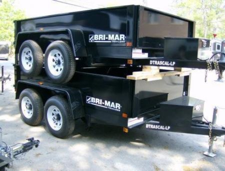 New 2023 BWISE DT 6 x 10 LP-LE Dump Trailer