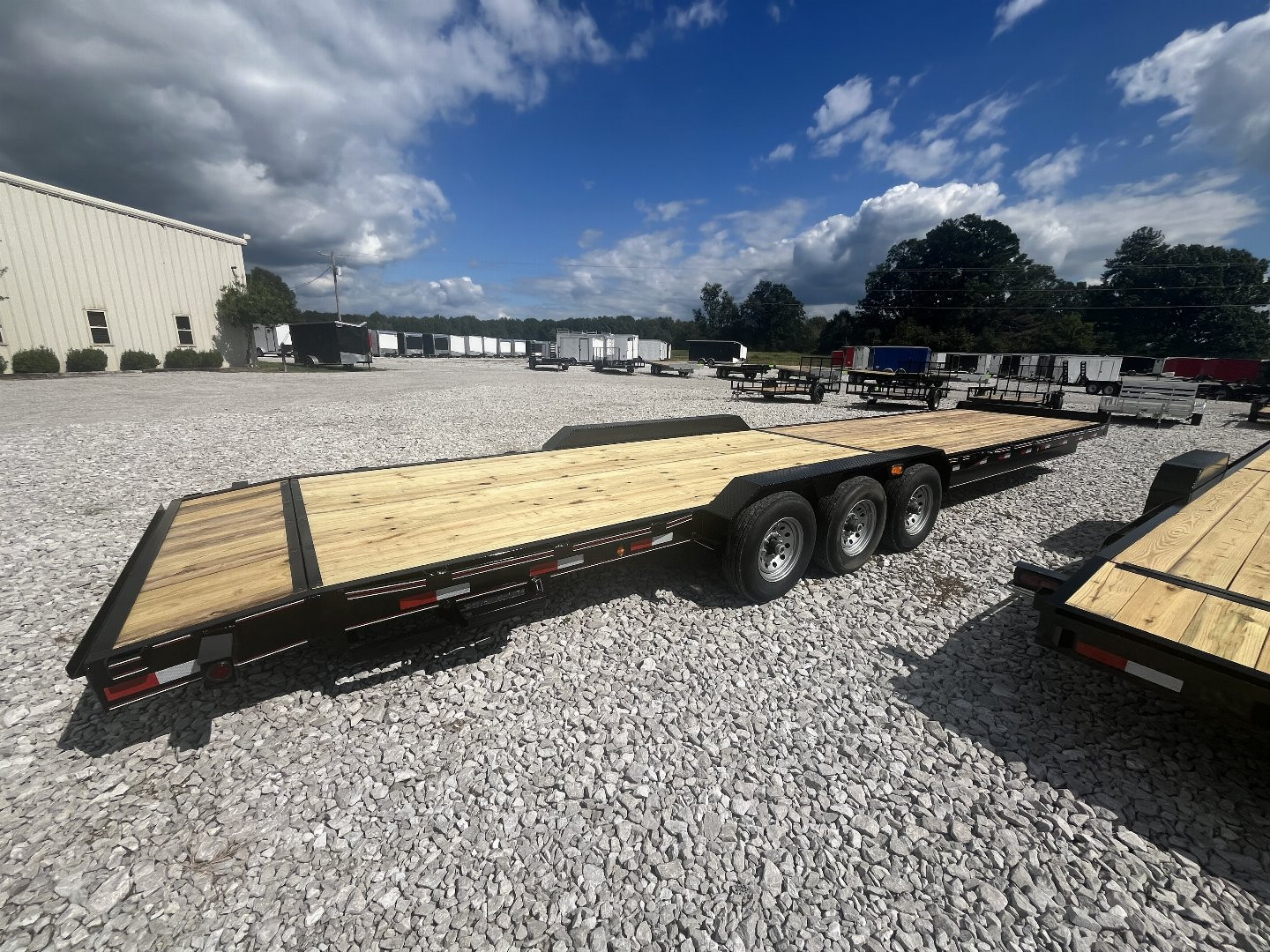 New 2025 Trailblazer 82X36 TRIPLE AXLE 2 CAR HAULER 21K
