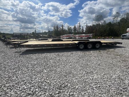 New 2025 Trailblazer 82X36 TRIPLE AXLE 2 CAR HAULER 21K