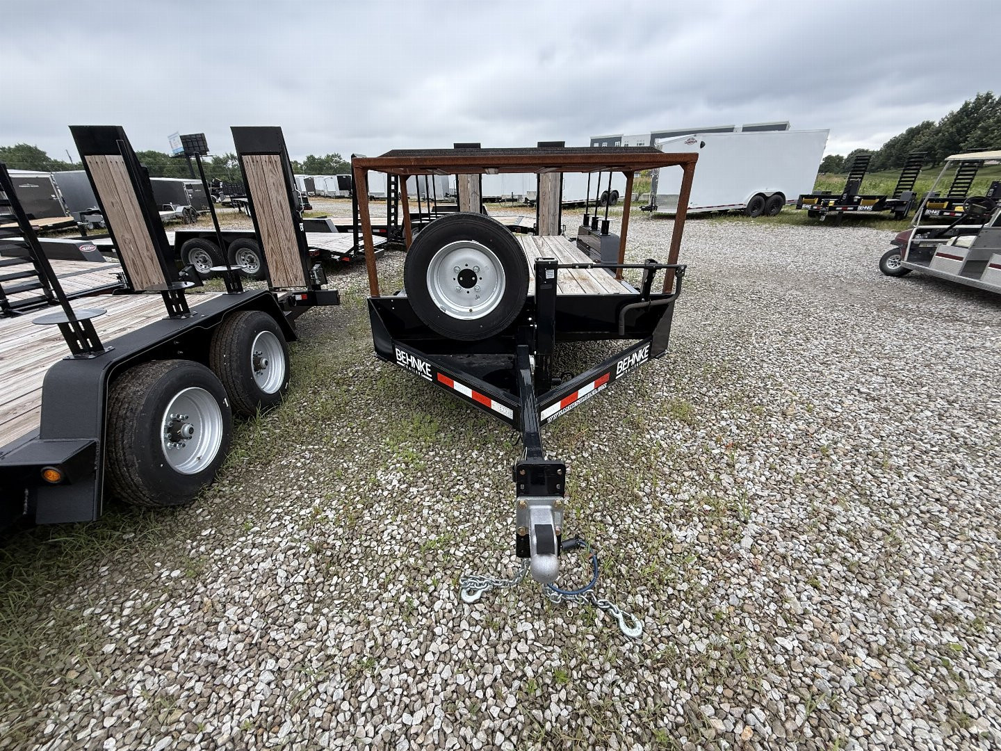 7×18 Equipment Flatbed Trailer