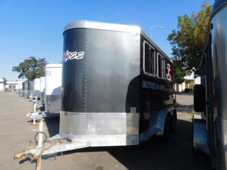 New 2023 Exiss Trailers 2H BP - SS Horse Trailer