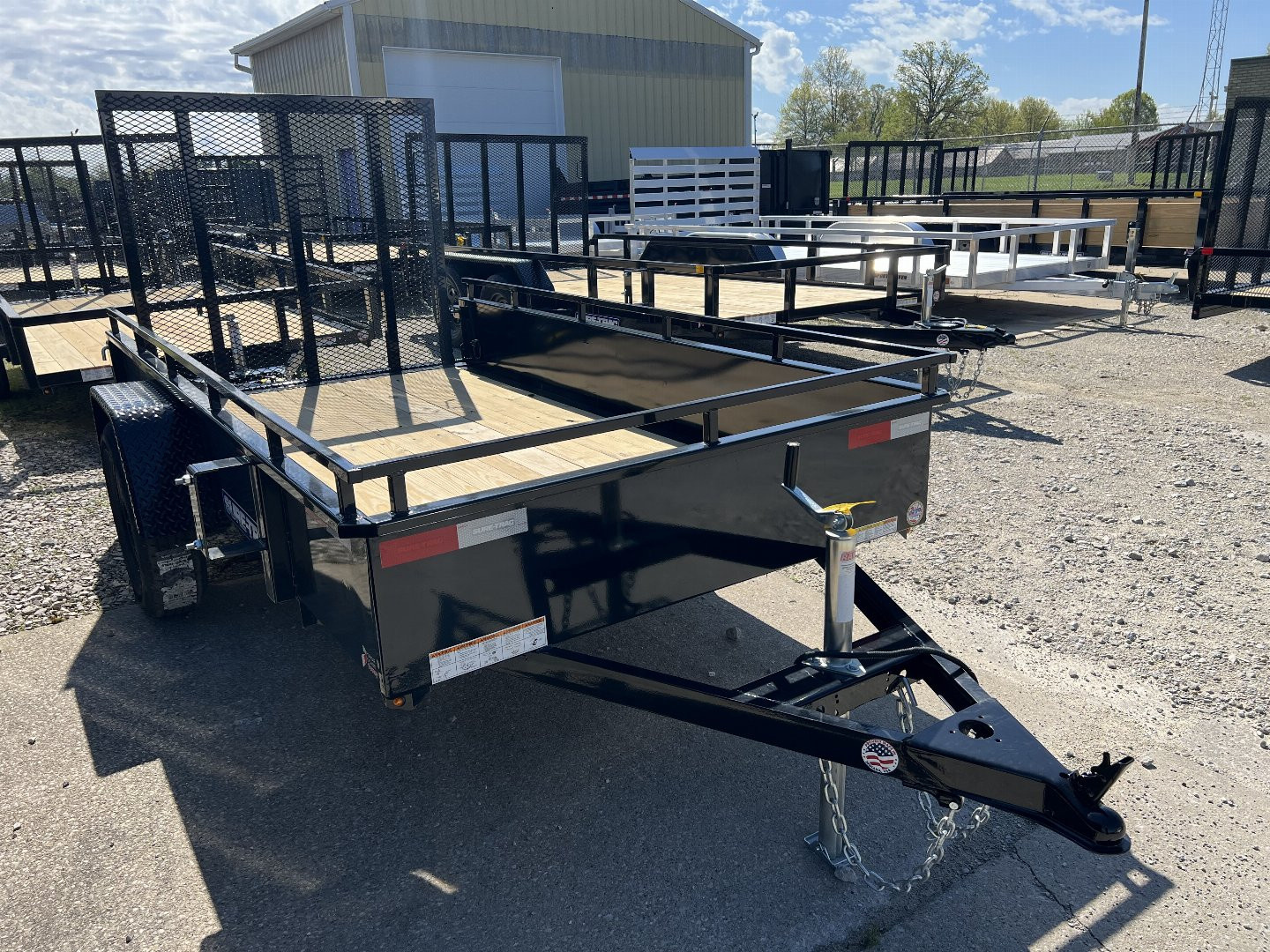 New 2025 Sure-Trac 5X10 STEEL HIGH SIDE Utility Trailer