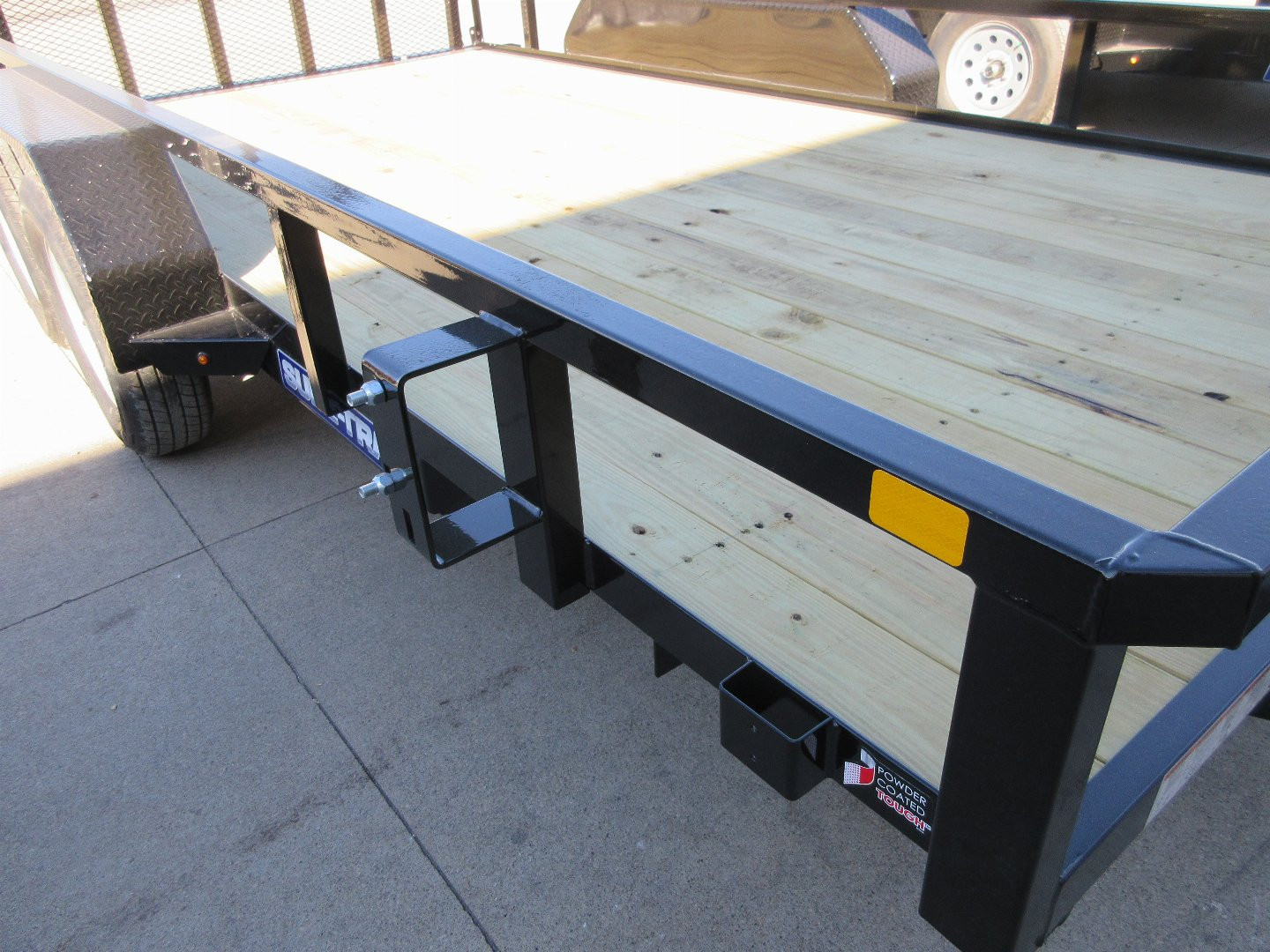 New 2025 SURE-TRAC 7X14 TUBE TOP 7K Utility Trailer WITH 5' GATE