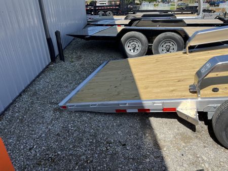 New 2025 SURE-TRAC 82 x 18 Aluminum Power Tilt 7K Car Hauler