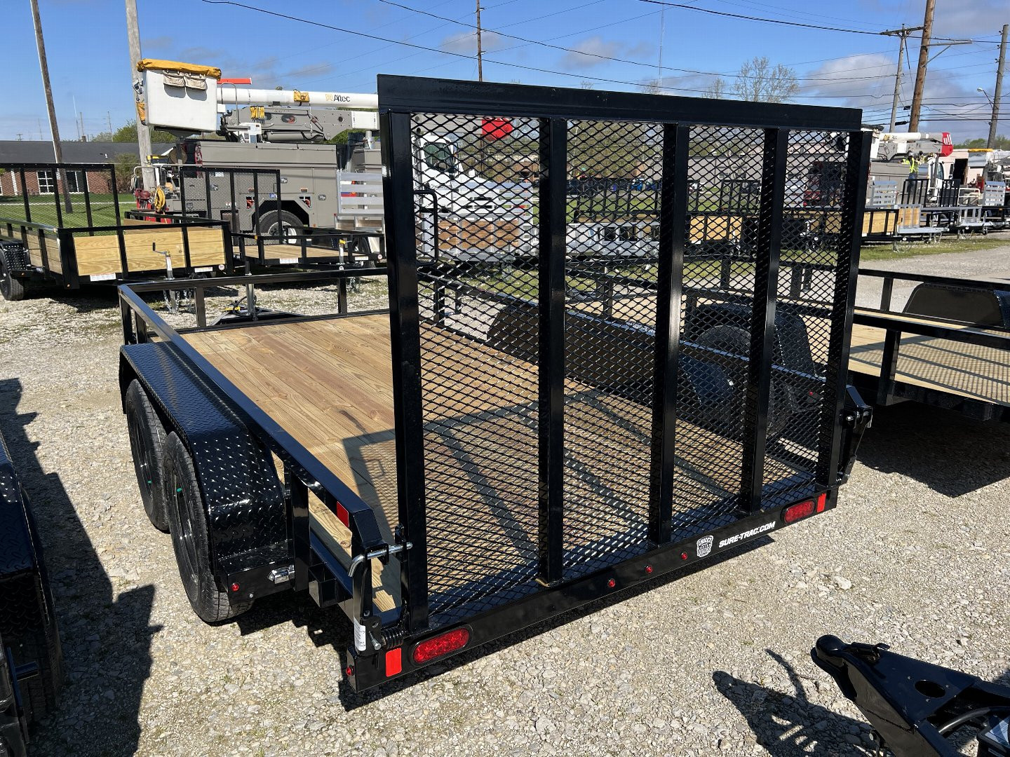 New Sure-Trac 6 X 12 Tube Top Utility  7K Tandem