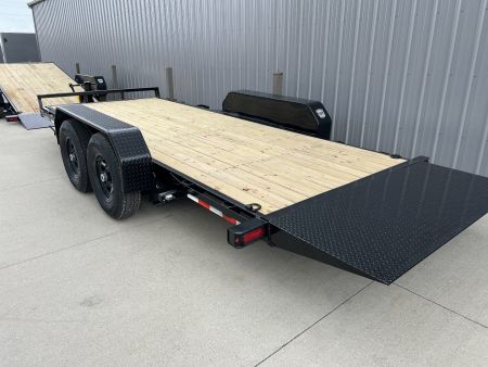 New Sure-Trac 7 x 18 Tilt Bed Equipment Trailer 14K