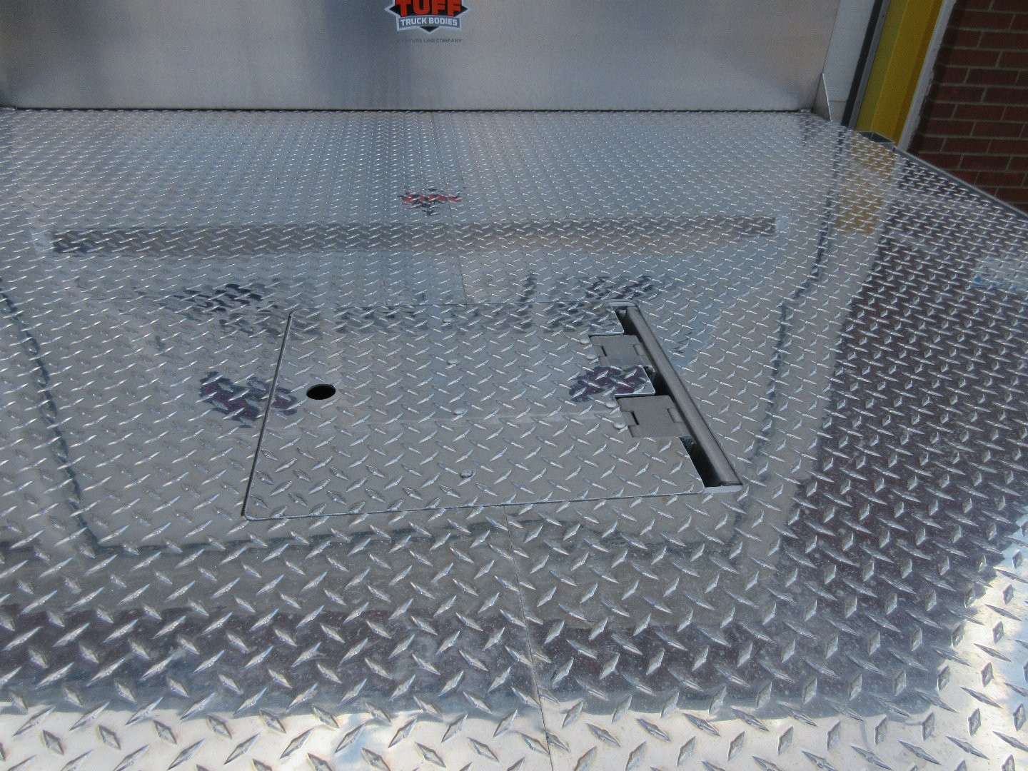 New 2025 Tuff Truck Bodies Truck Bed 8'6"X84" ECONOMY ALUMINUM RANCHER W/TRAP DOOR NO HITCH