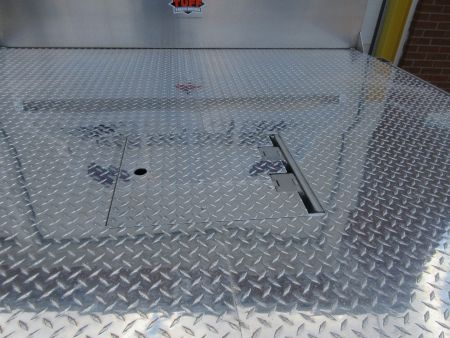 New 2025 Tuff Truck Bodies Truck Bed 8'6"X84" ECONOMY ALUMINUM RANCHER W/TRAP DOOR NO HITCH
