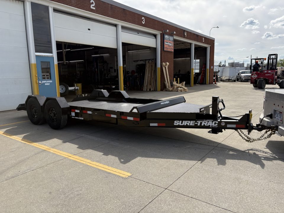 New Sure-Trac 7X16 DROP DECK EQUIPMENT TRAILER Tilt Trailer