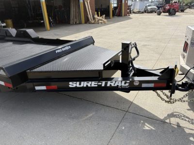 New Sure-Trac 7X16 DROP DECK EQUIPMENT TRAILER Tilt Trailer