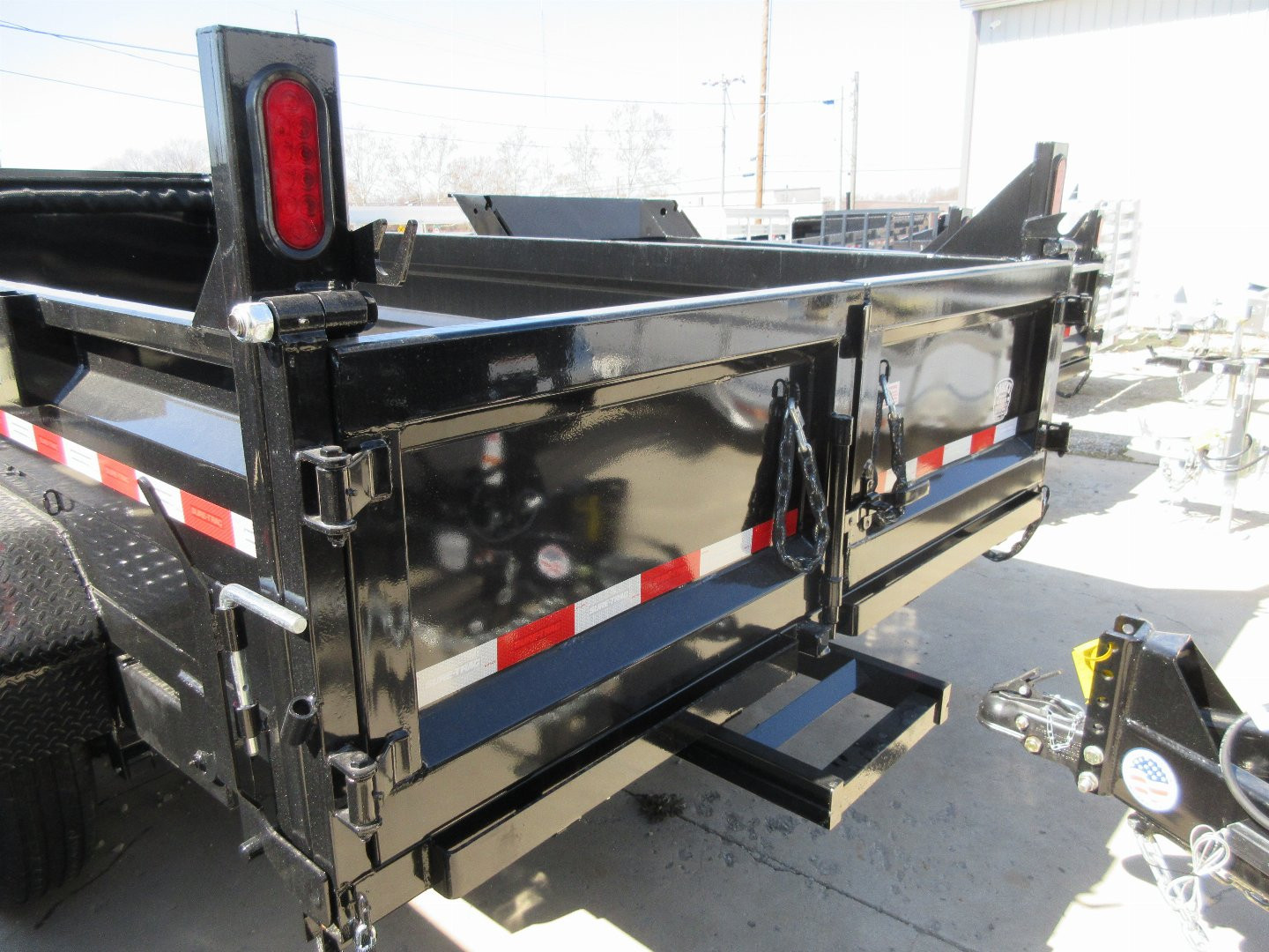 New 2025 Sure-Trac 82 x 16 HD Low Profile Dump Trailer 14K TelescopIc