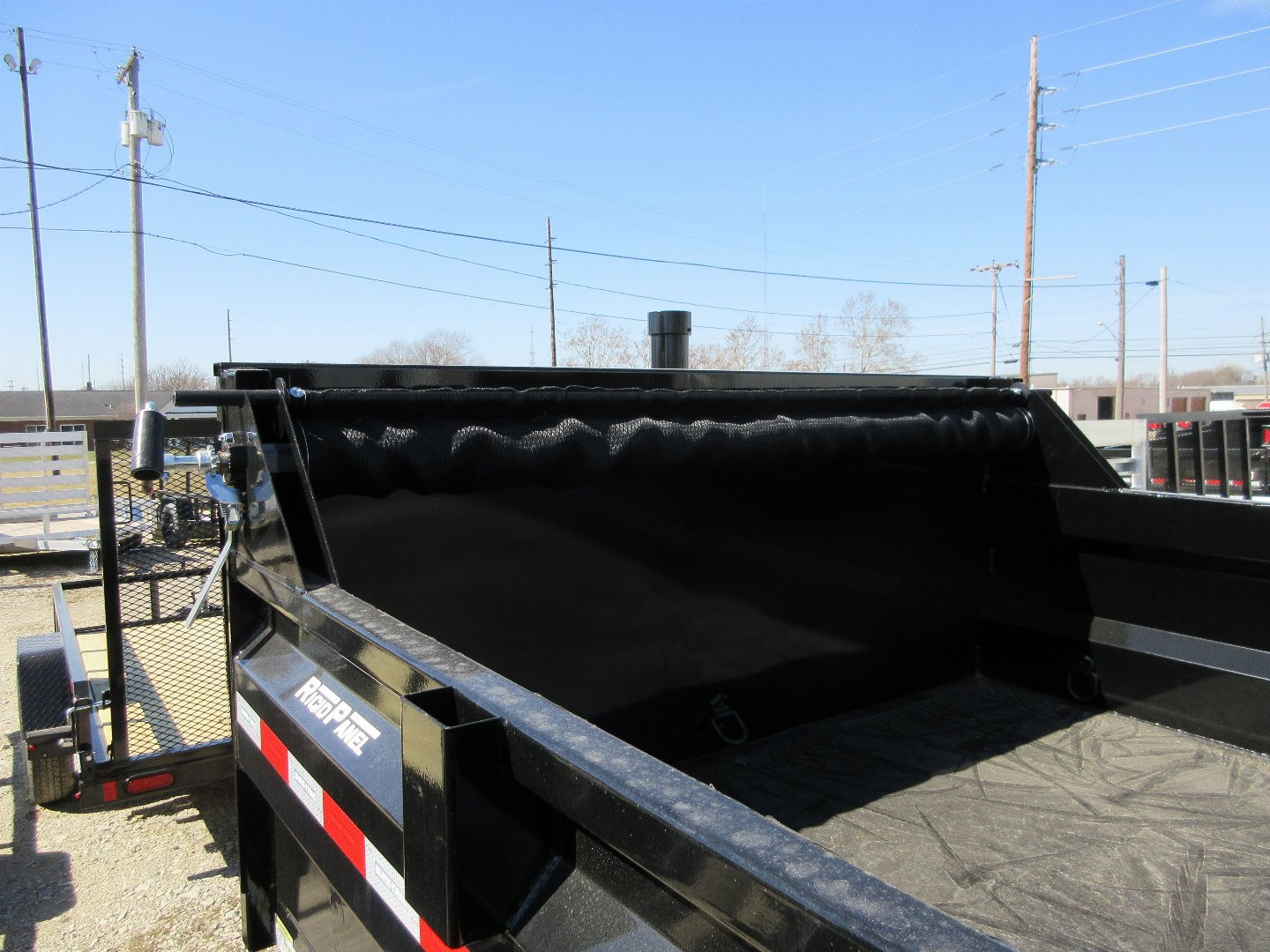New 2025 Sure-Trac 82 x 16 HD Low Profile Dump Trailer 14K TelescopIc