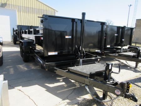 New 2025 Sure-Trac 82 x 16 HD Low Profile Dump Trailer 14K TelescopIc
