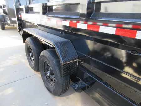 New 2025 Sure-Trac 82 x 16 HD Low Profile Dump Trailer 14K TelescopIc