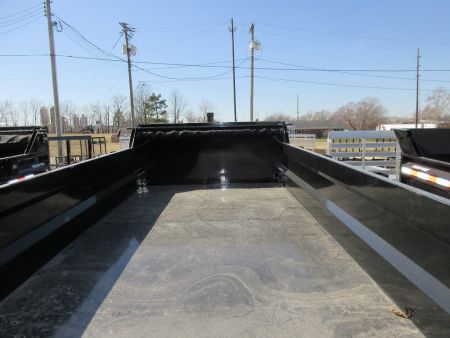 New 2025 Sure-Trac 82 x 16 HD Low Profile Dump Trailer 14K TelescopIc