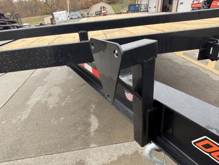 New 2026 Down 2 Earth Trailers 102"X20' (16' + 4' Dovetail) Deckover - Slide In/Out Ramps - 14000#GVWR