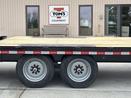 New 2025 Quality Trailers 23' Deckover (18' + 5' Dovetail) - Pro Series w/ 3 Lay Down Ramps - 17000# GVWR