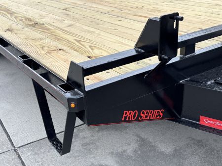 New 2025 Quality Trailers 23' Deckover (18' + 5' Dovetail) - Pro Series w/ 3 Lay Down Ramps - 17000# GVWR