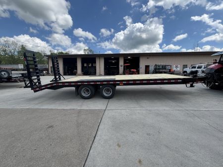 New 2027 Quality Trailers 25' Deckover (20'+5' Pop Up Dovetail) - Pro Series - Pintle - Tandem Dual - 25,000# GVWR