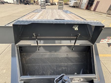 New 2025 Belmont Trailers 102"X20' Deckover HD Trailer - Charcoal Gray - 14,000# GVWR