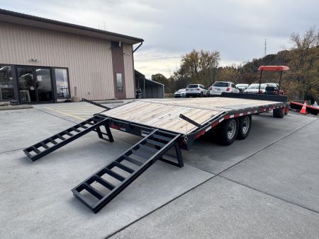 New 2025 Belmont Trailers 102"X20' Deckover HD Trailer - Charcoal Gray - 14,000# GVWR