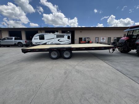 New 2027 Quality Trailers 20' Deckover (Flat Deck No Dovetail/No Ramps) General Duty - Pintle - 14000# GVWR (DERATE 9990# AVAILABLE)
