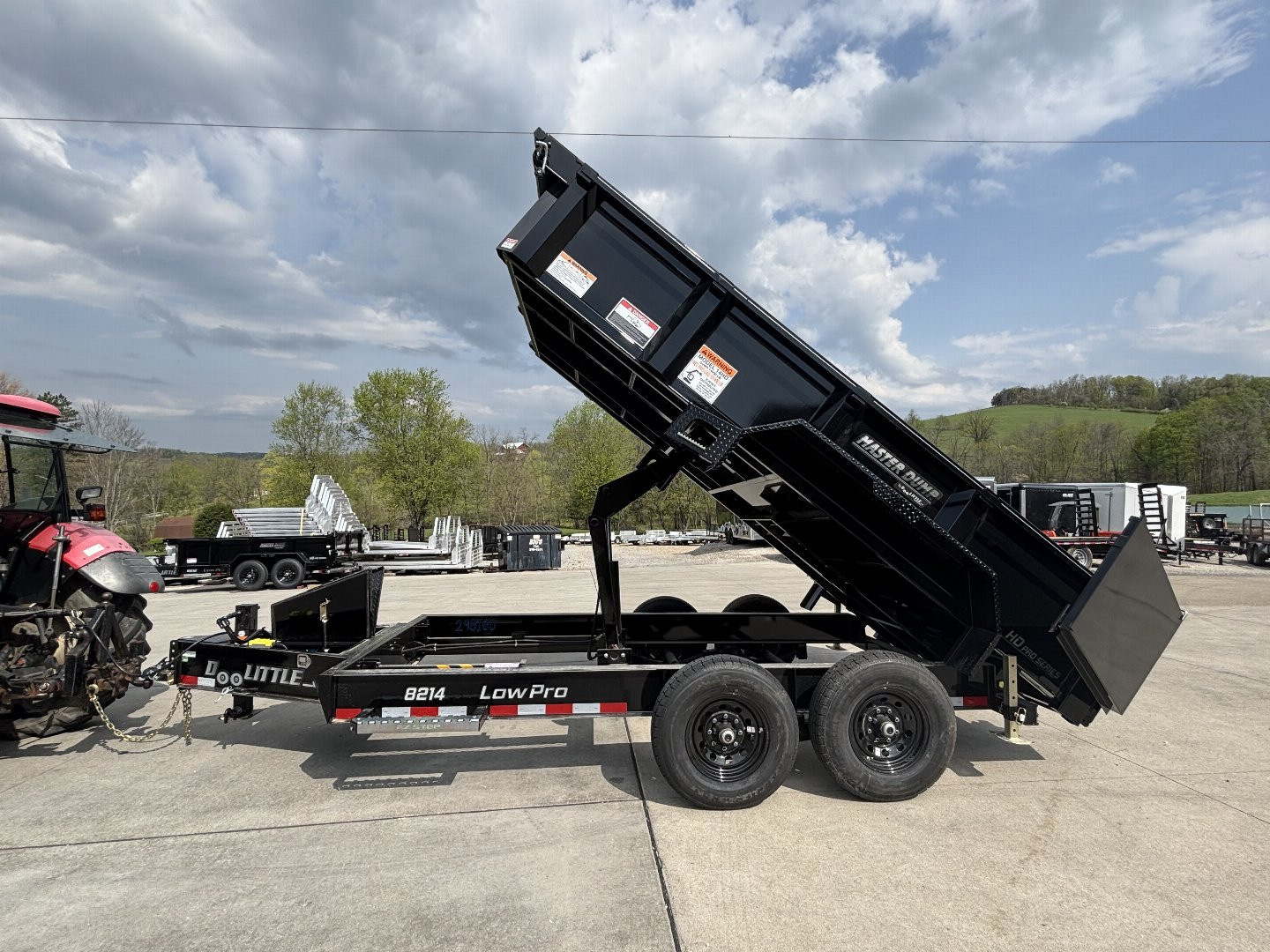 New 2027 Doolittle Trailers Master Dump 82"X14' Dump Trailer W/ Wireless Remote - 14,000# GVWR