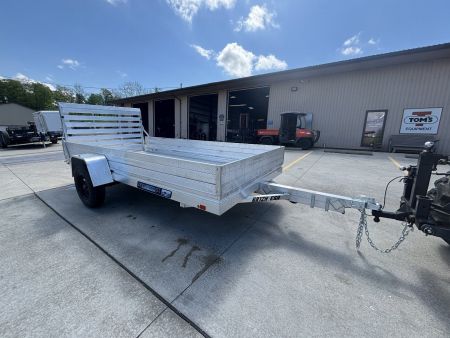 New 2027 Aluma Trailers 6812H-ESA Aluminum Utility Trailer w/ 12  Side Kit - Ramp - 2990# GVWR