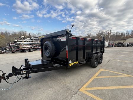 New 2027 Griffin Trailers GT 7X14 Dump Trailer w/ 36  Sides (Tarp/Ramps/Spare Included) - 14000# GVWR
