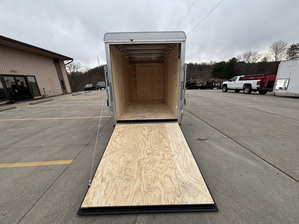 New 2026 Car Mate Trailers 5X10 Sportster Enclosed Trailer - Black - 6" extra height W/ Ramp Door - 2990# GVWR