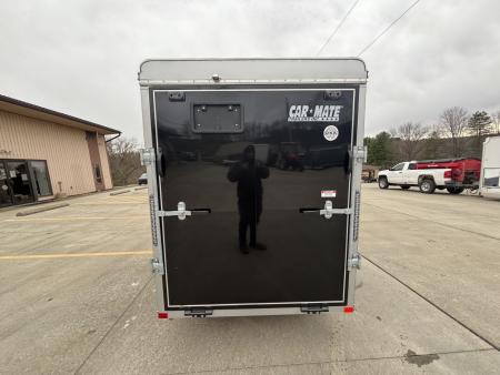 New 2026 Car Mate Trailers 5X10 Sportster Enclosed Trailer - Black - 6" extra height W/ Ramp Door - 2990# GVWR