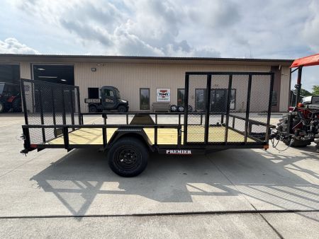 New 2026 Premier Trailers 76 X14' Utility Trailer W/ Side Load Ramp - 2995# GVWR