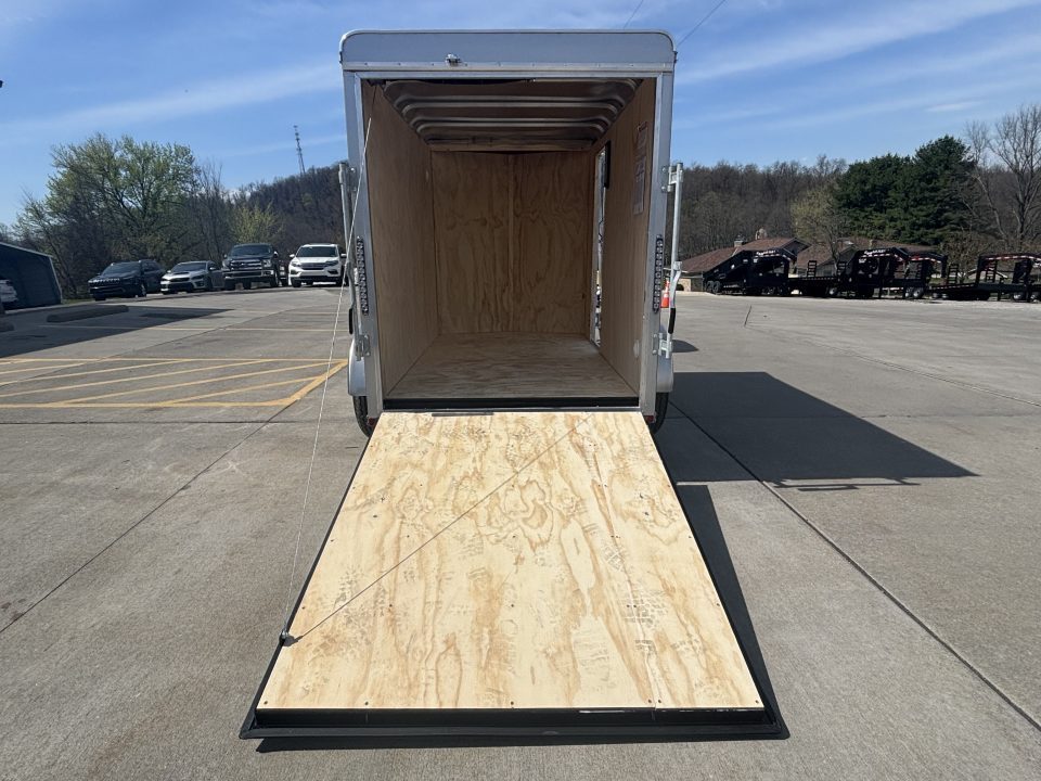 New 2027 Car Mate Trailers 5X8 V-Sport Enclosed Trailer - W/ Ramp Door - 2990# GVWR