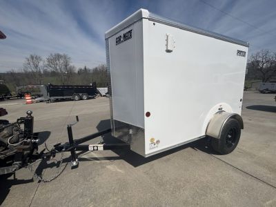 New 2027 Car Mate Trailers 5X8 V-Sport Enclosed Trailer - W/ Ramp Door - 2990# GVWR