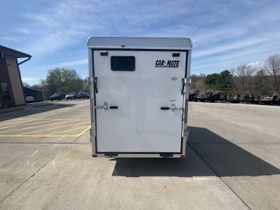 New 2027 Car Mate Trailers 5X8 V-Sport Enclosed Trailer - W/ Ramp Door - 2990# GVWR